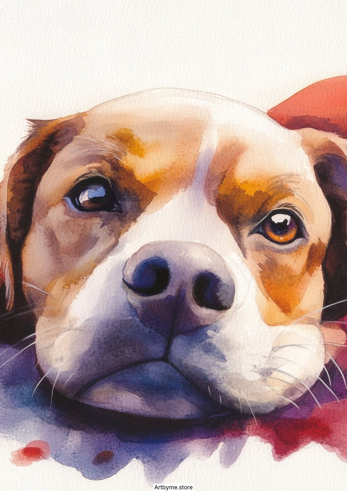 20 lindas páginas para colorear de perros en acuarela